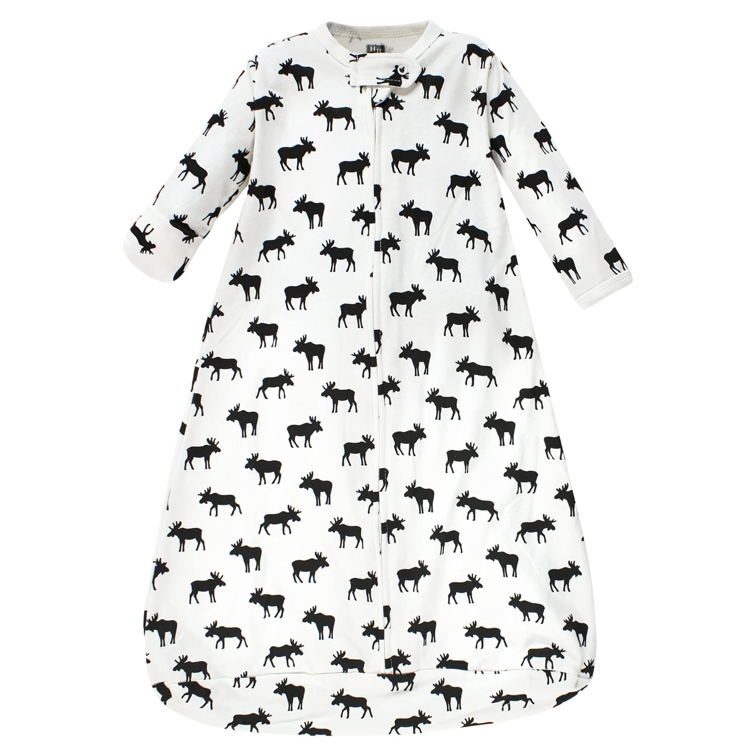 Hudson Baby Unisex Cotton Sleeping Bag Moose 0-3 Months