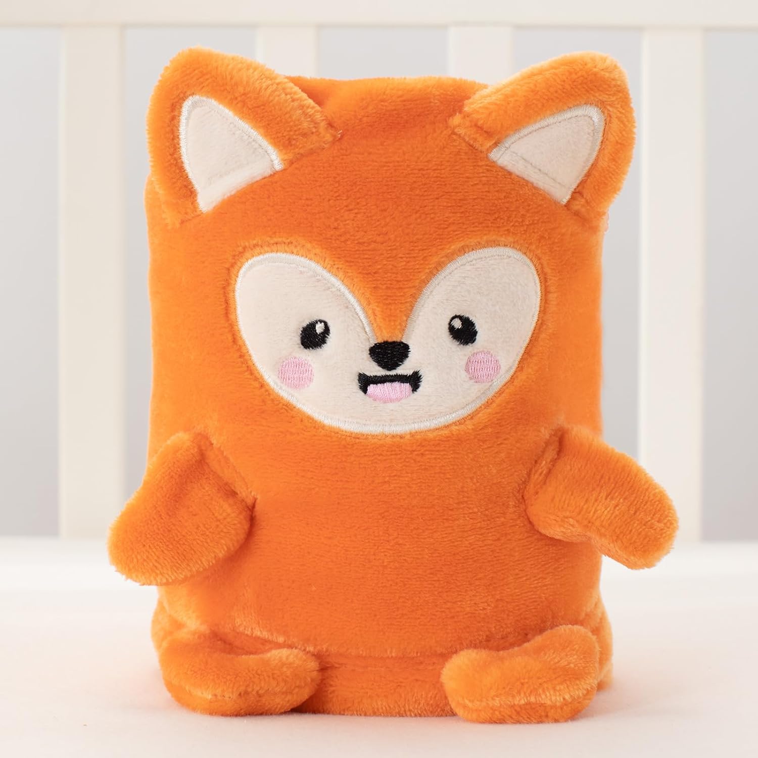 Babyhuggle Foldable Fox Plush Blanket for Newborn 1