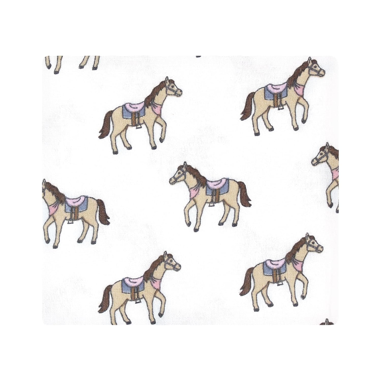 Hudson Baby Unisex Flannel Receiving Blankets 7-Pack Cowgirl
