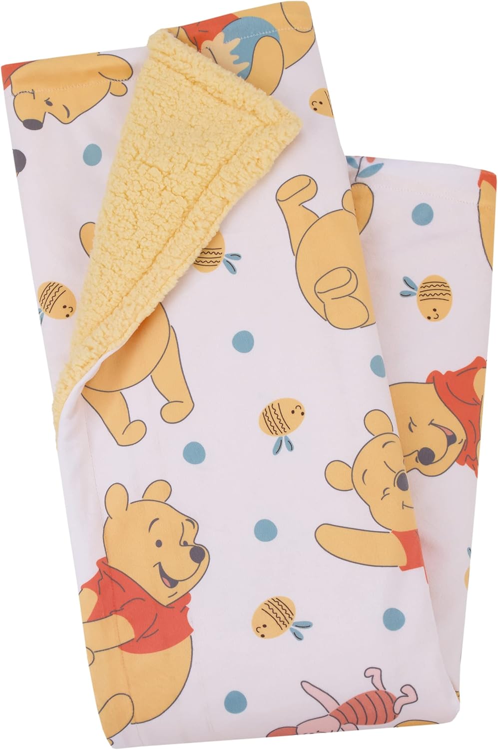 NoJo Disney Winnie The Pooh Summertime Fun Baby Blanket