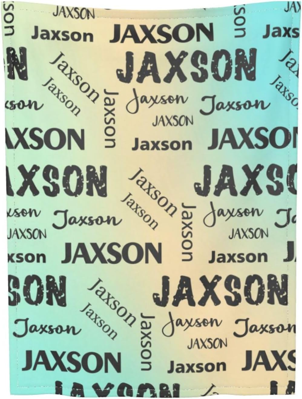 Personalized Baby Blanket With Name for Boy Girl