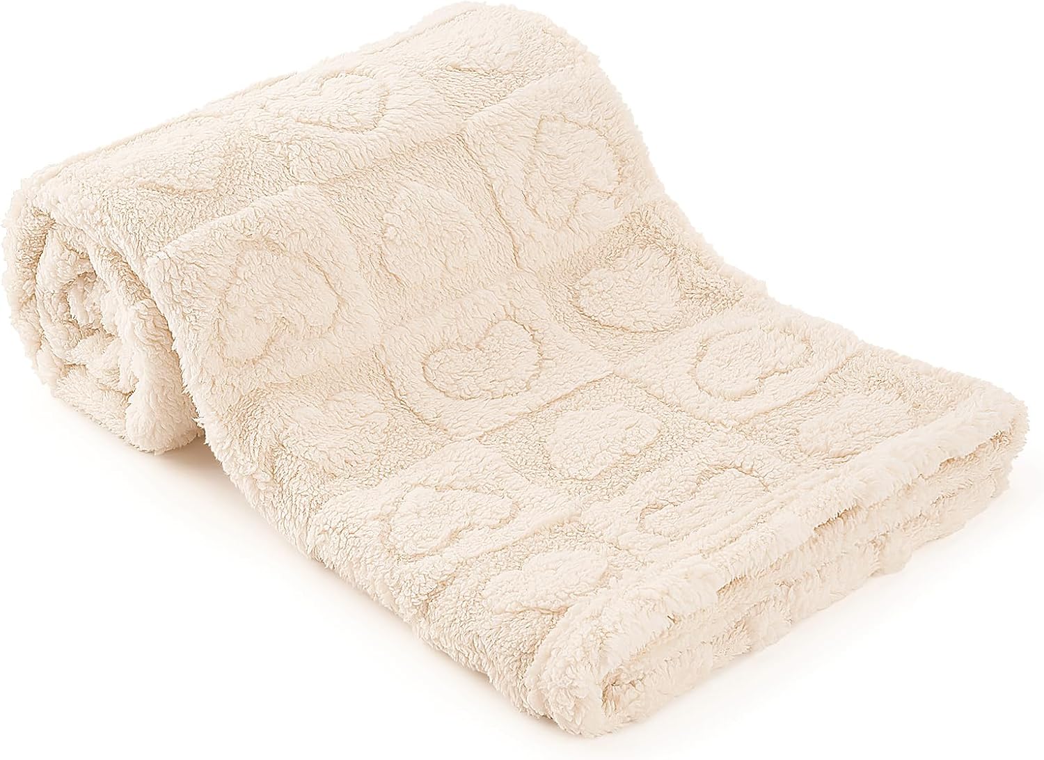 VEIDIA Plush Checkered Baby Blanket Soft Warm for Newborns
