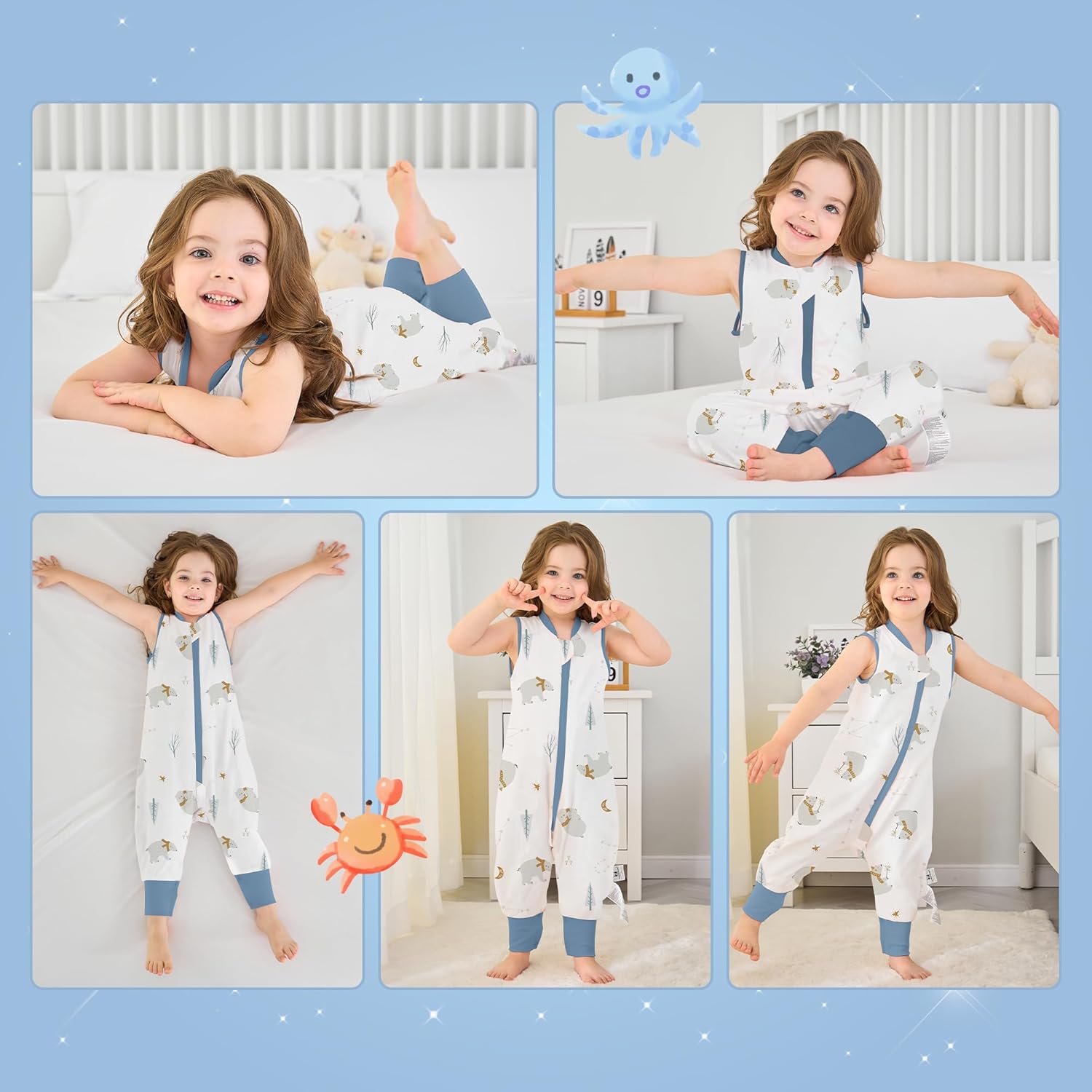 Miracle Baby Toddler Sleep Sack with Feet 10 TOG 1