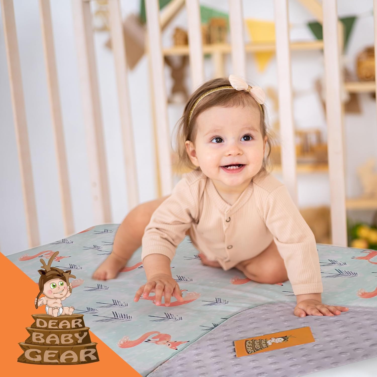 Dear Baby Gear Crib Blanket - Soft Cozy for Newborns