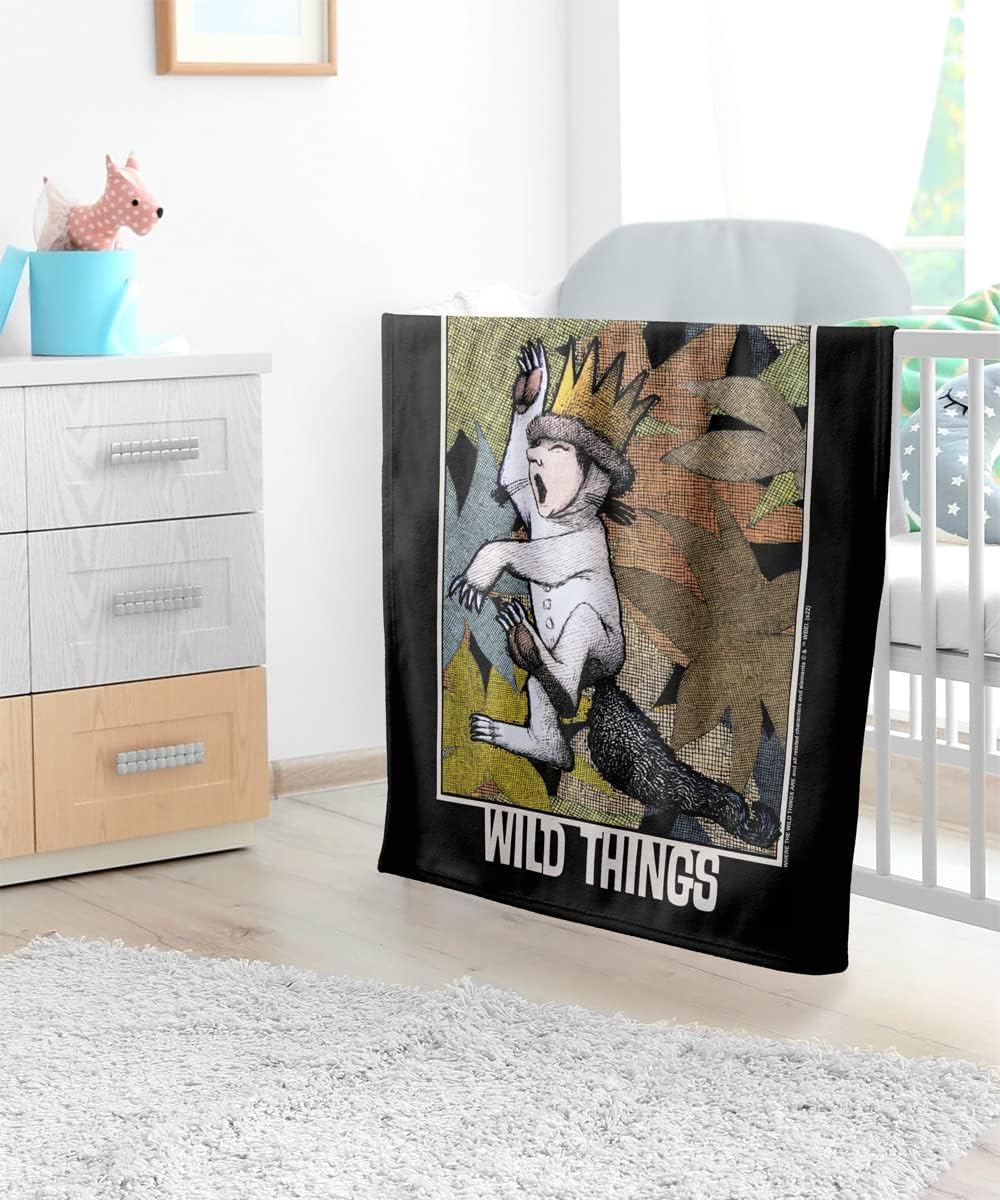 LOGOVISION Where The Wild Things Are Baby Blanket 30x40
