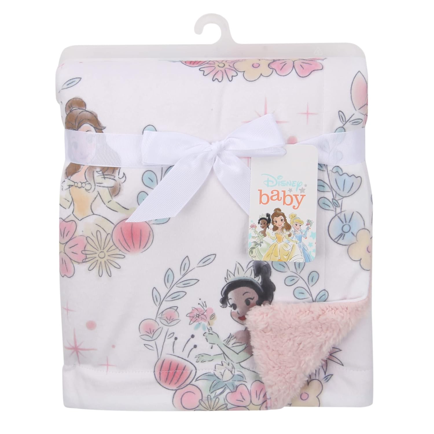 Lambs Ivy Disney Princesses Baby Blanket - Ariel Snow White Cinderella More