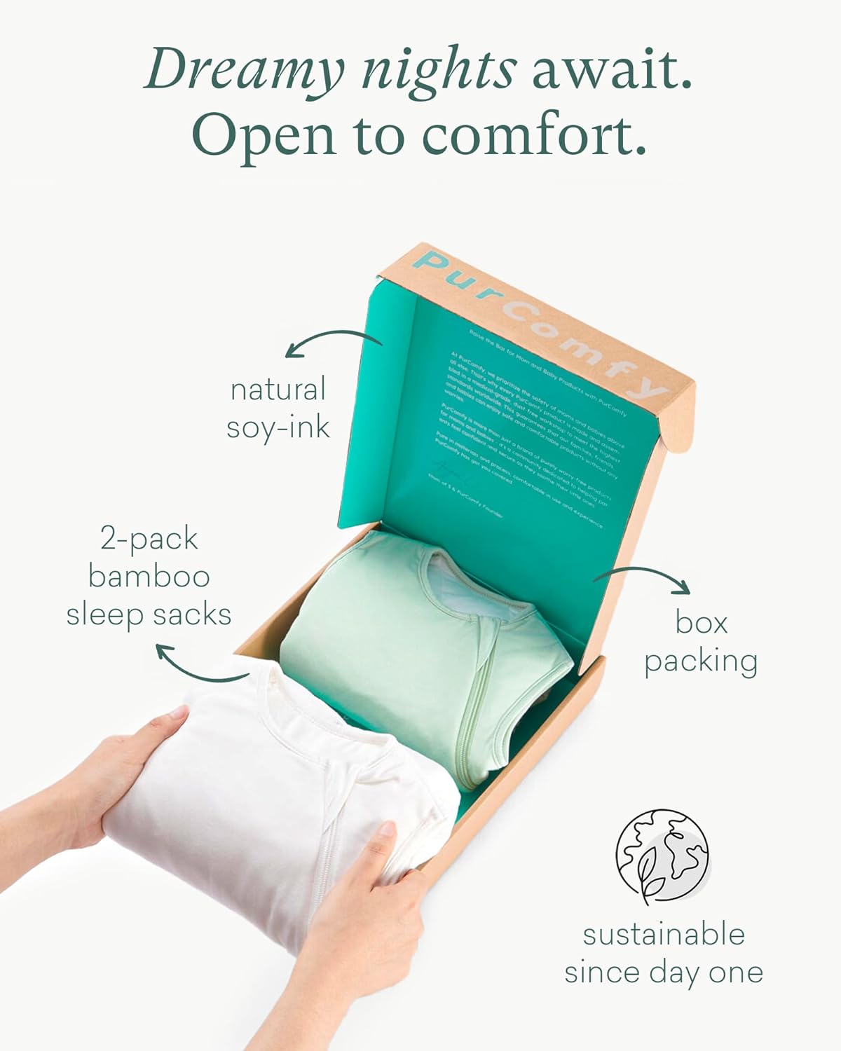 PurComfy Extra Long Toddler Sleep Sack 36-48 Months