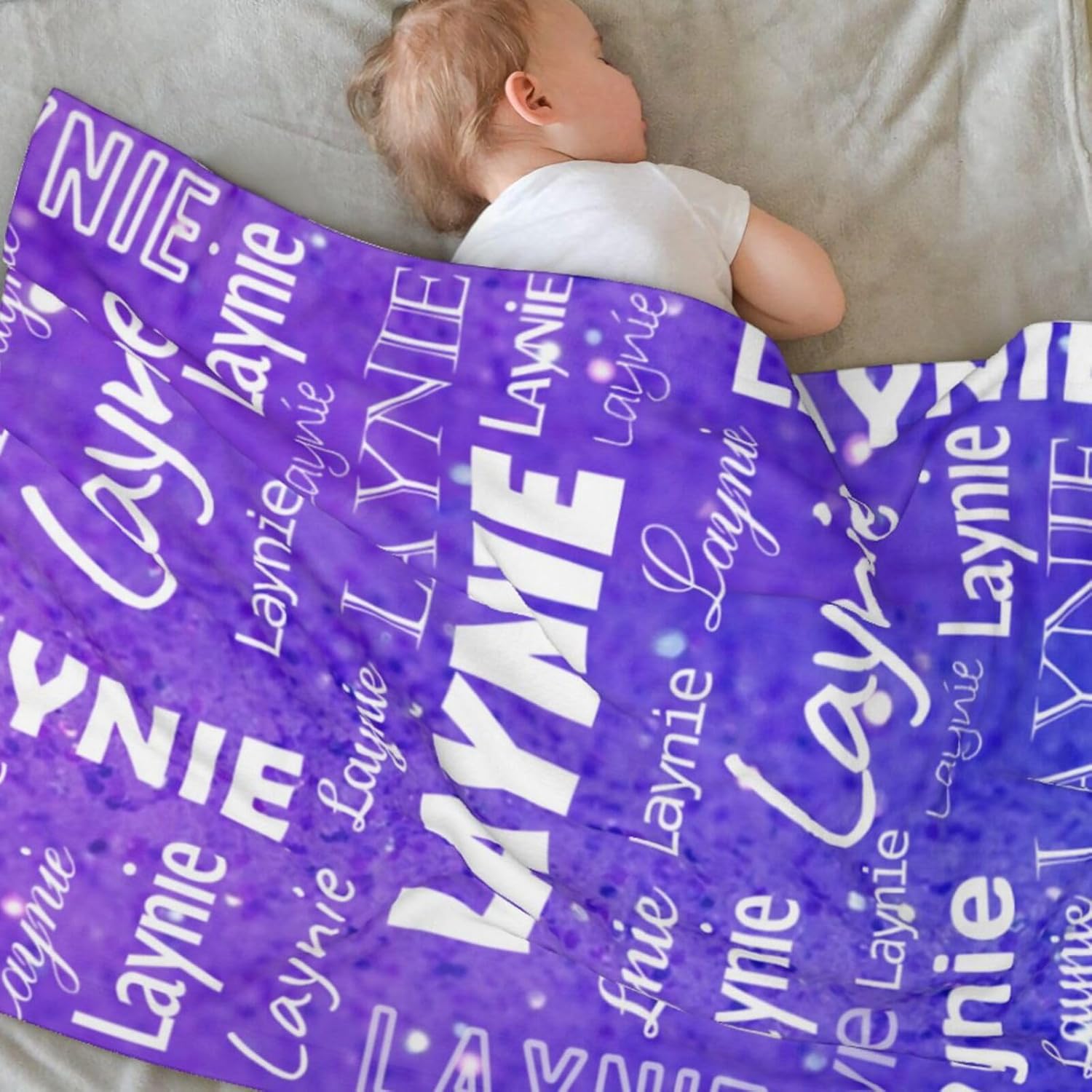 Personalized Baby Blanket With Name and Monogram