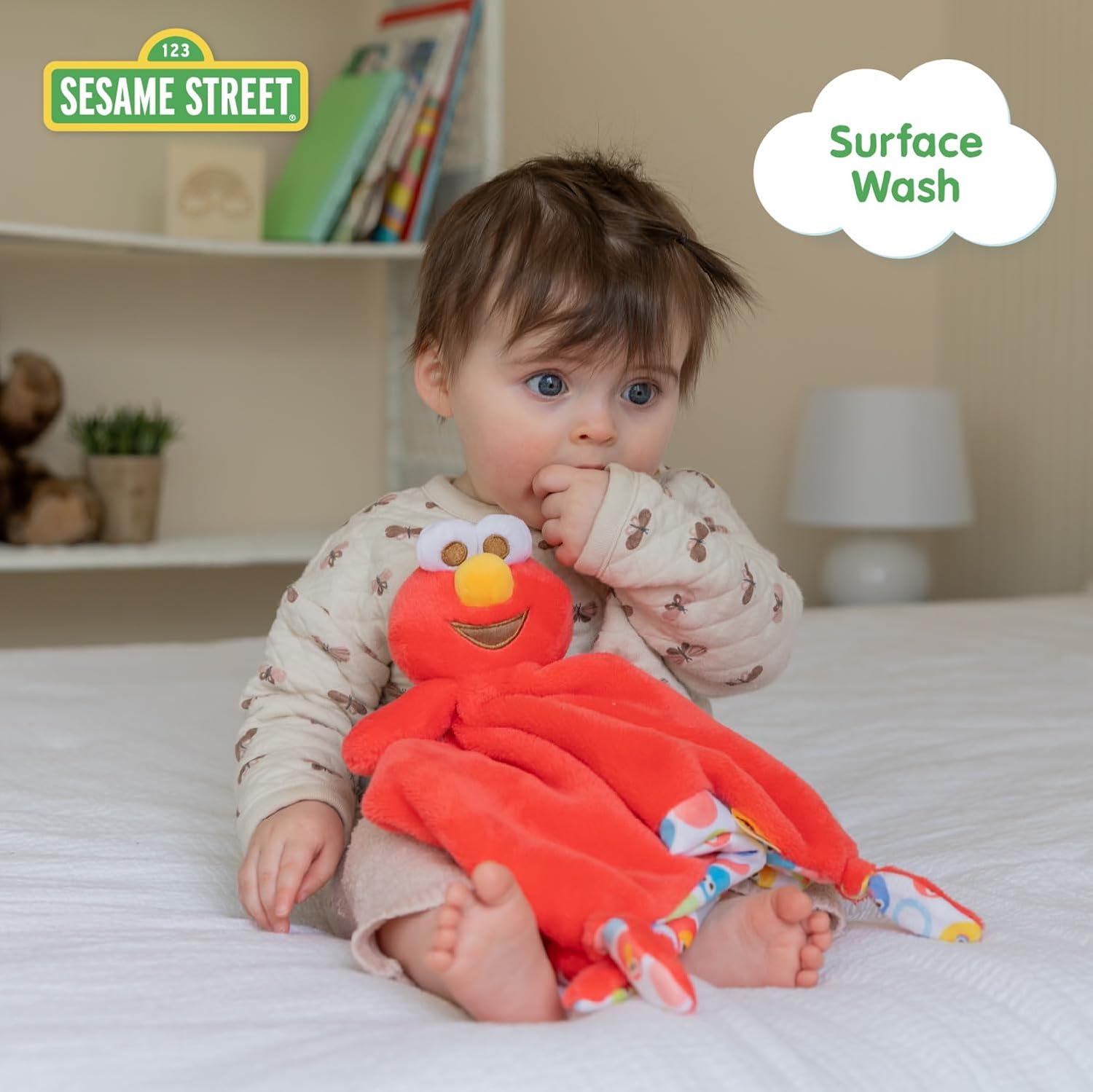 KIDS PREFERRED Elmo Blanky Soft Plush Snuggle Blanket