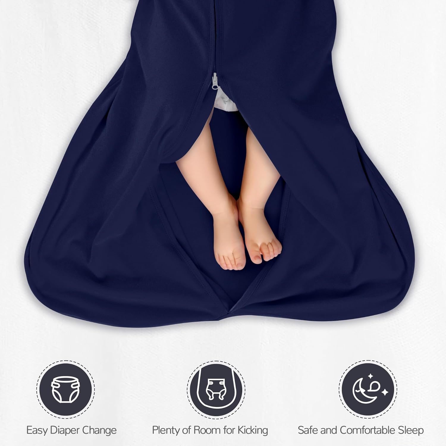 JELLYMONI 6-12M Baby Sleep Sack 3 Pack 100 Cotton 05 TOG 1