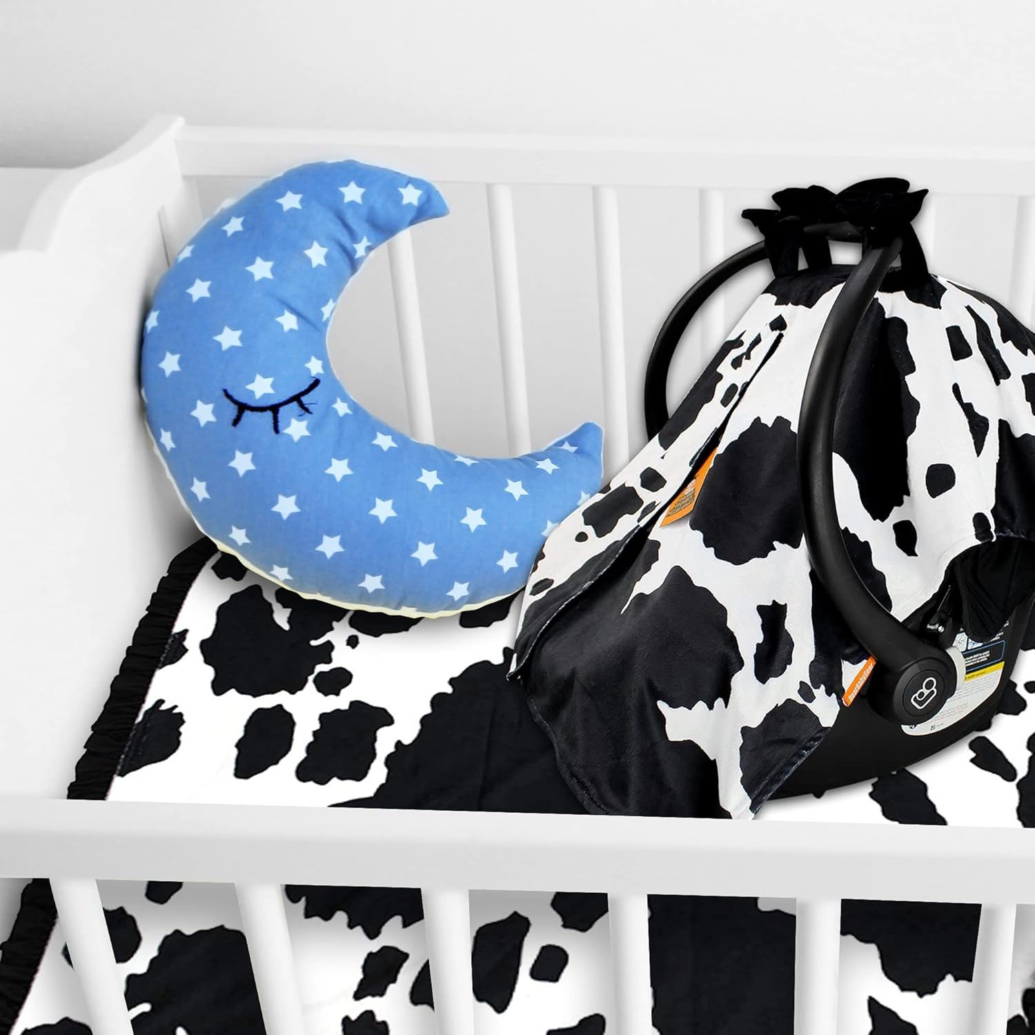 Dear Baby Gear Reversible Baby Blanket - Soft Cozy for Newborn Toddler