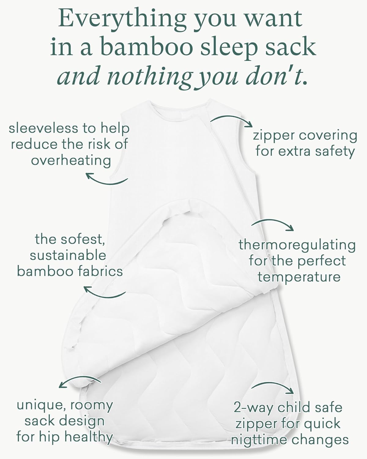 PurComfy Extra Long Toddler Sleep Sack 36-48 Months