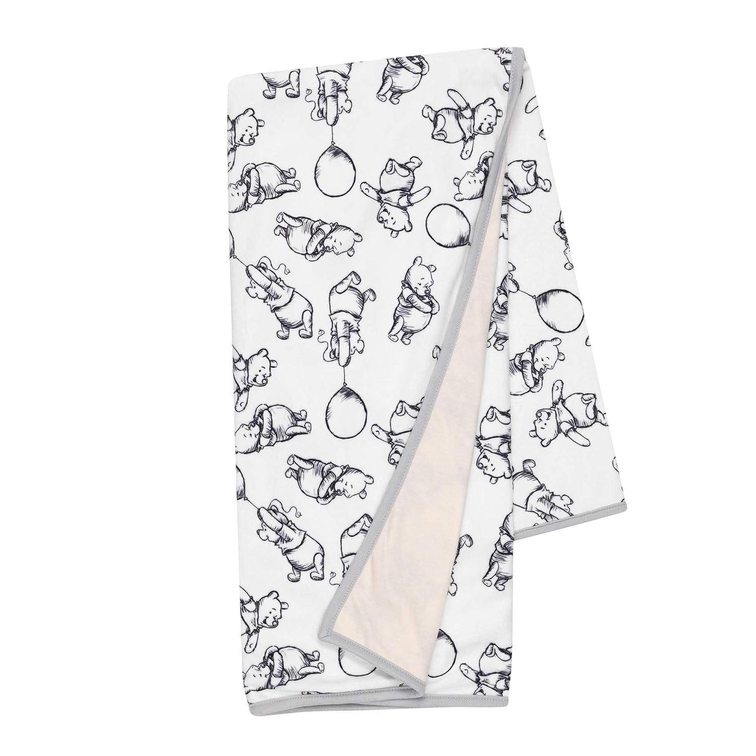 Lambs Ivy Disney Baby Winnie The Pooh Blanket - TanCream