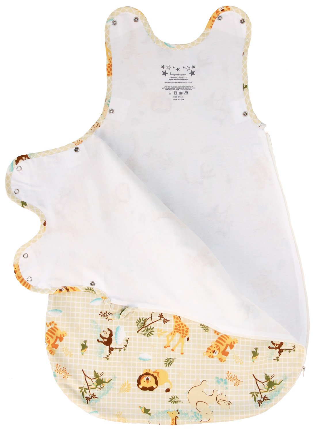 Baby Sleeping Bag 1 Tog Summer with Animal Pattern Large 22M - 3T