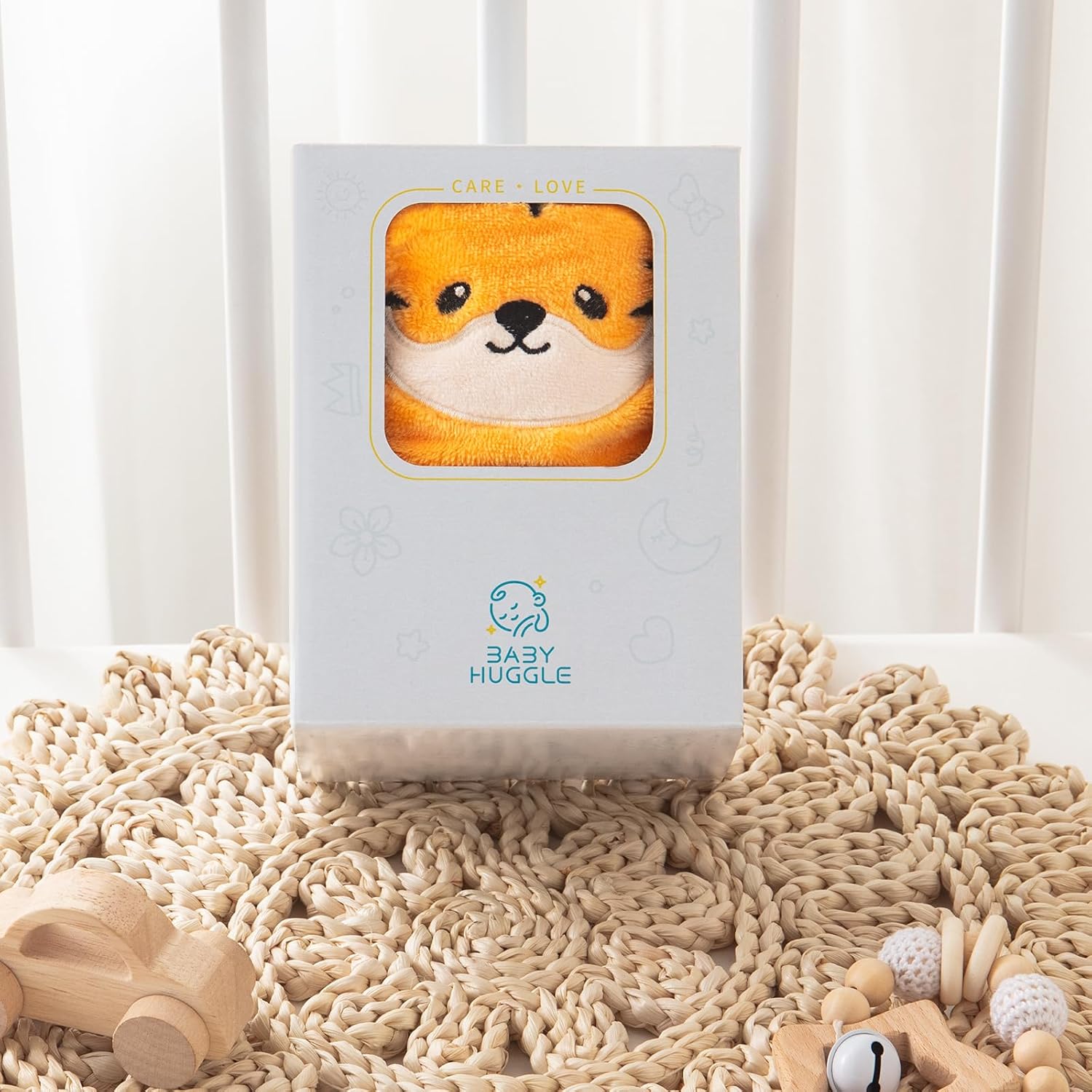 Babyhuggle Foldable Tiger Plush Blanket