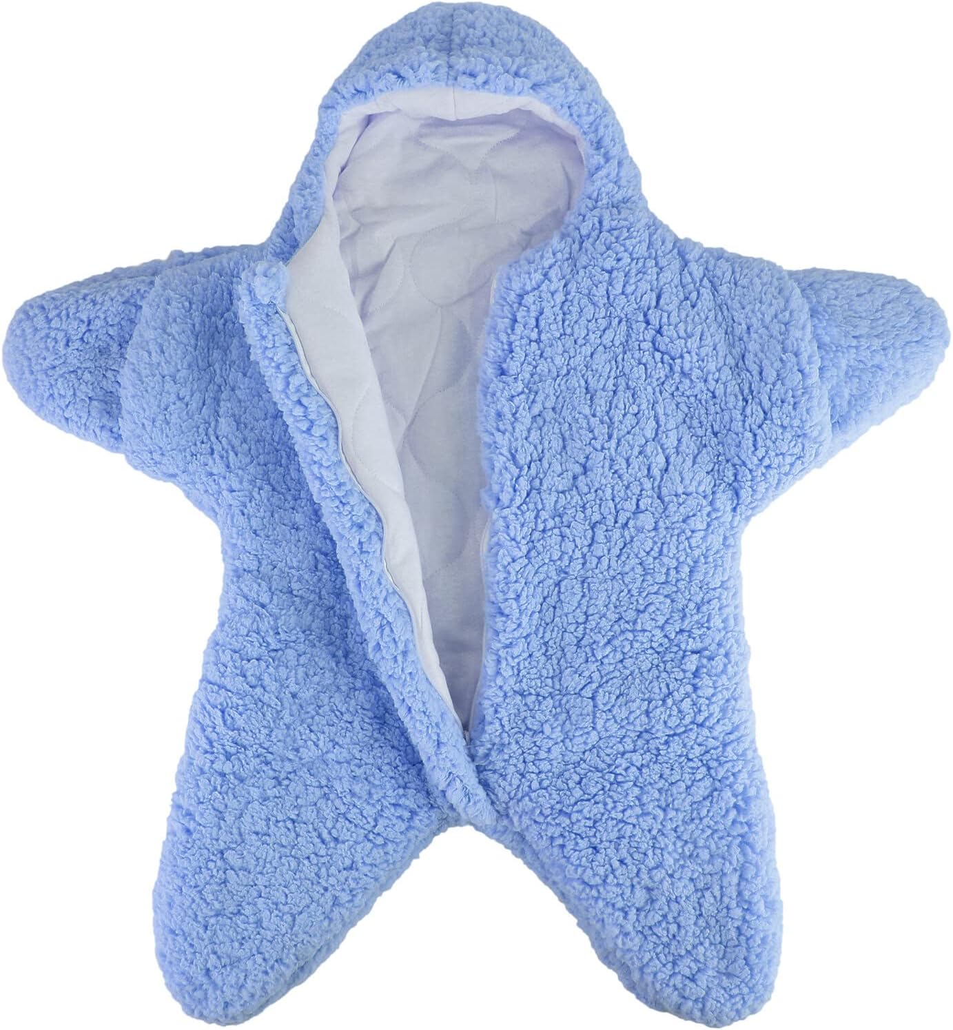 Owlike Baby Wearable Windproof Blanket with Zipper and Hood