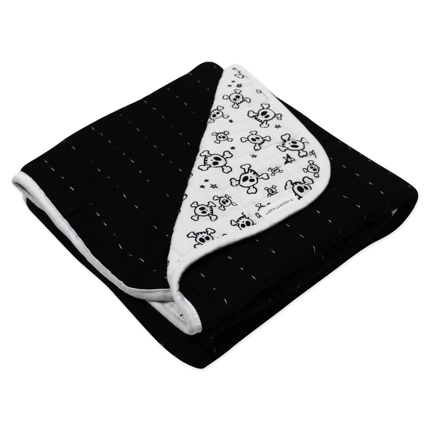 HonestBaby Reversible Organic Cotton Baby Blanket