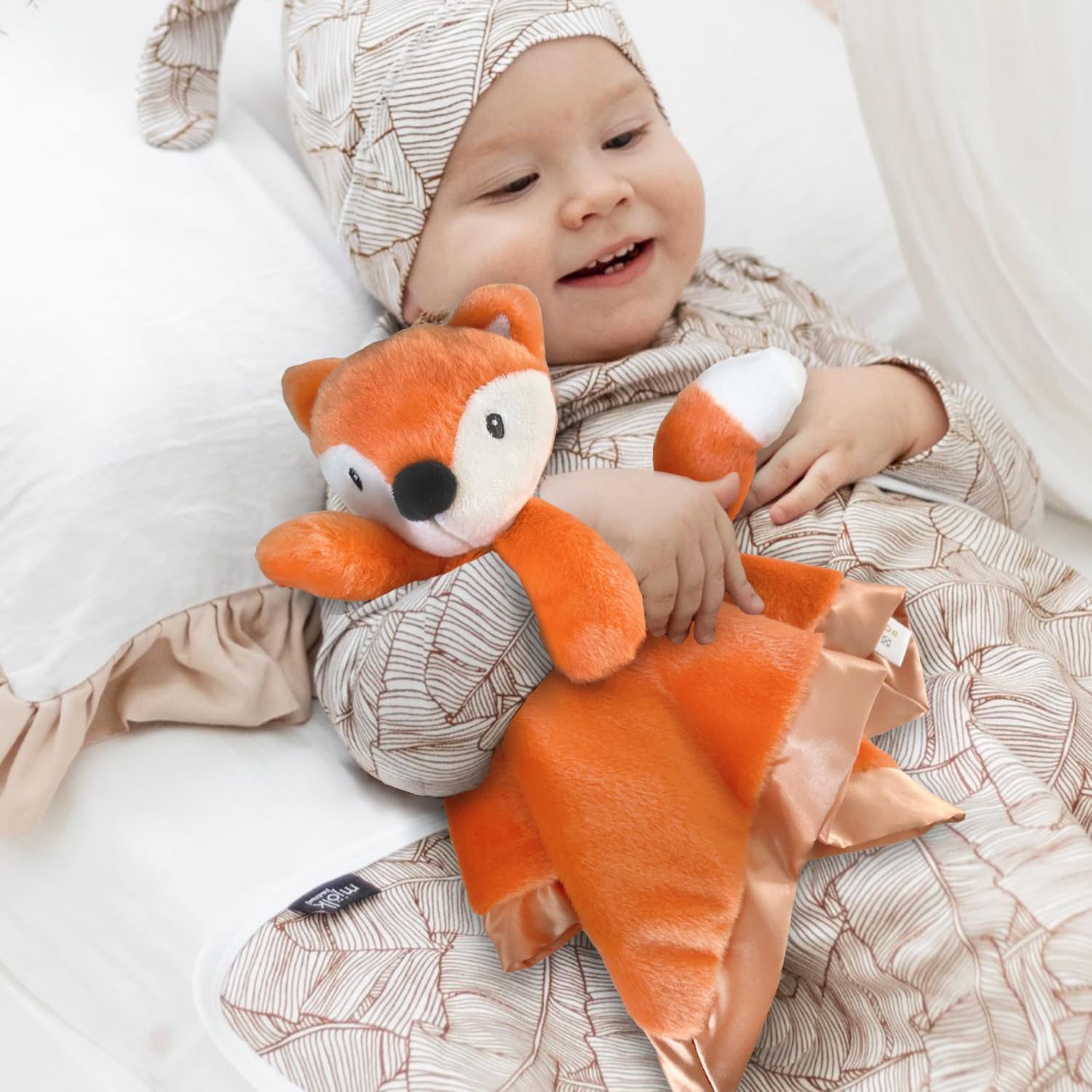 Babycolor Fox Baby Security Blanket Lovey 15
