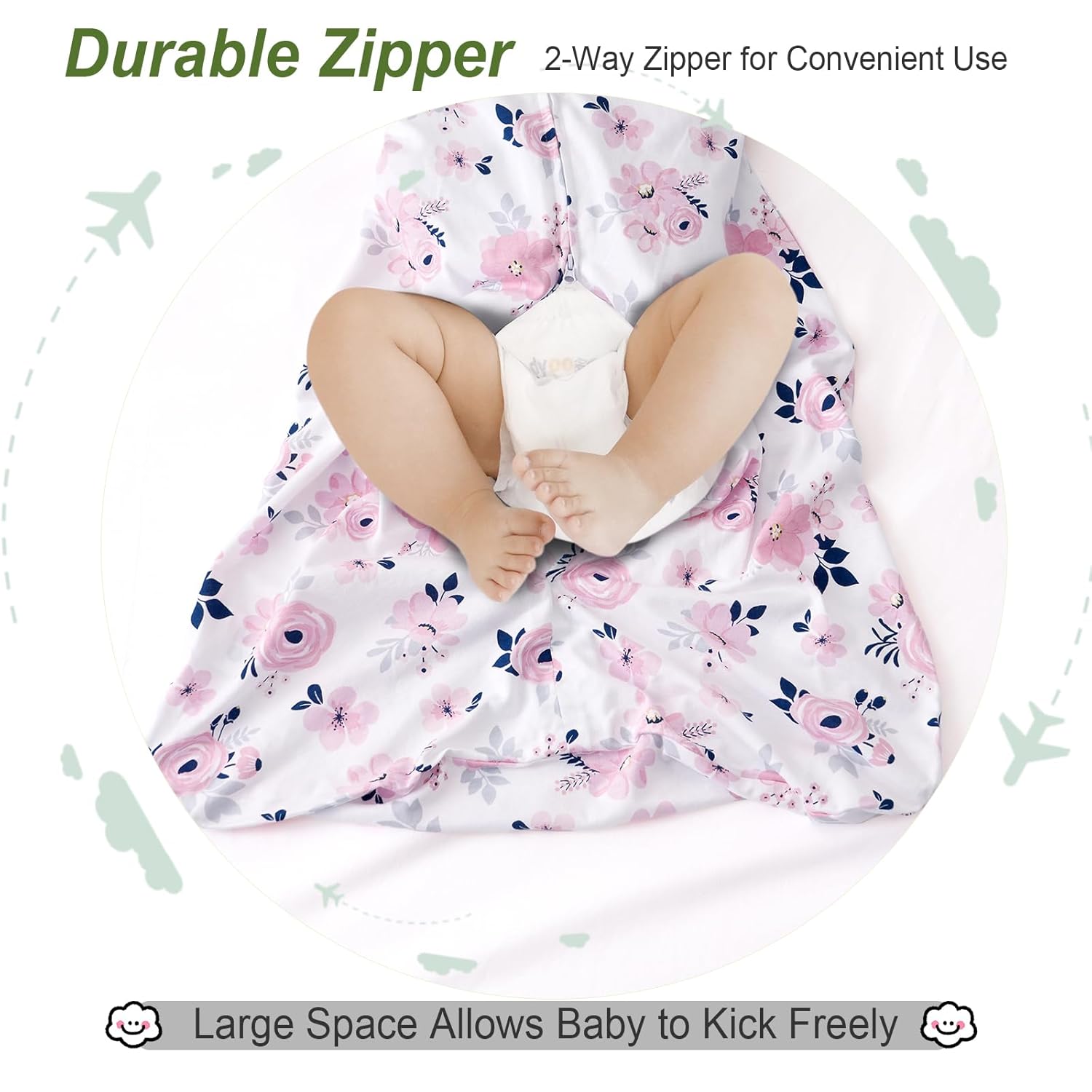 Davids Kids 2 Pack Baby Sleep Sack 12-18 Months