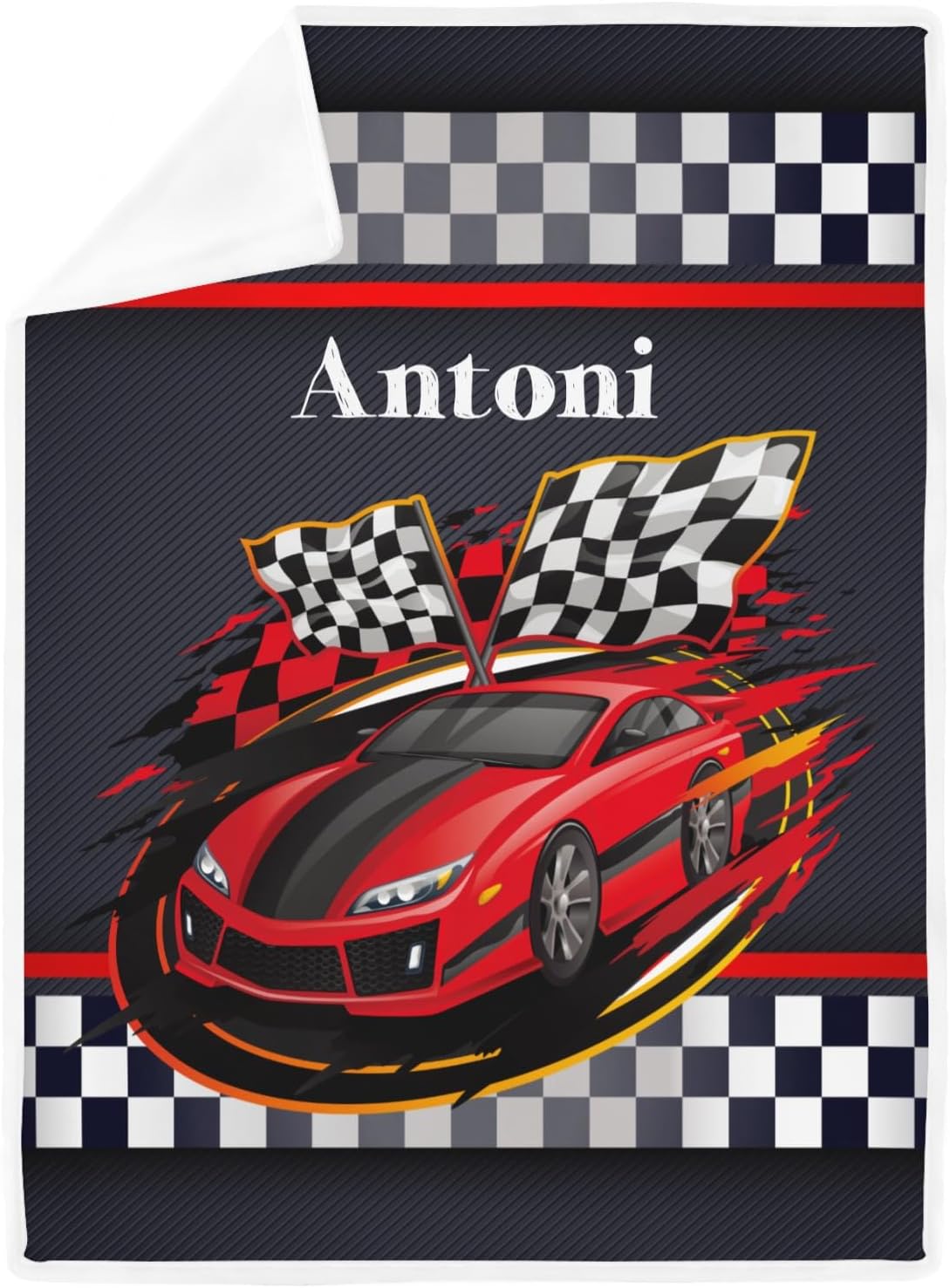Deven Race Car Cooling Blanket for Kids
