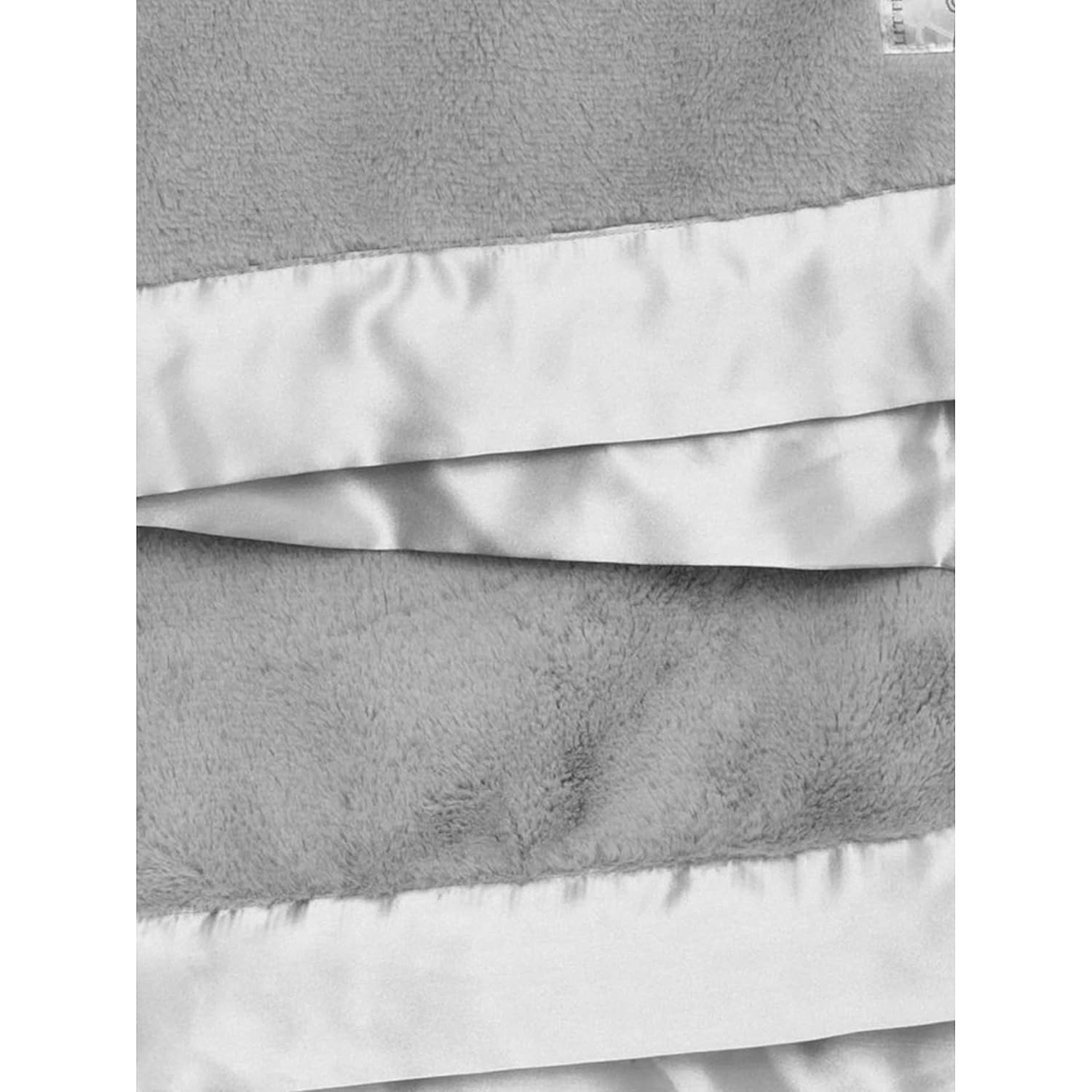 Little Giraffe Posh Mink Baby Blanket 29 x 35 Silver