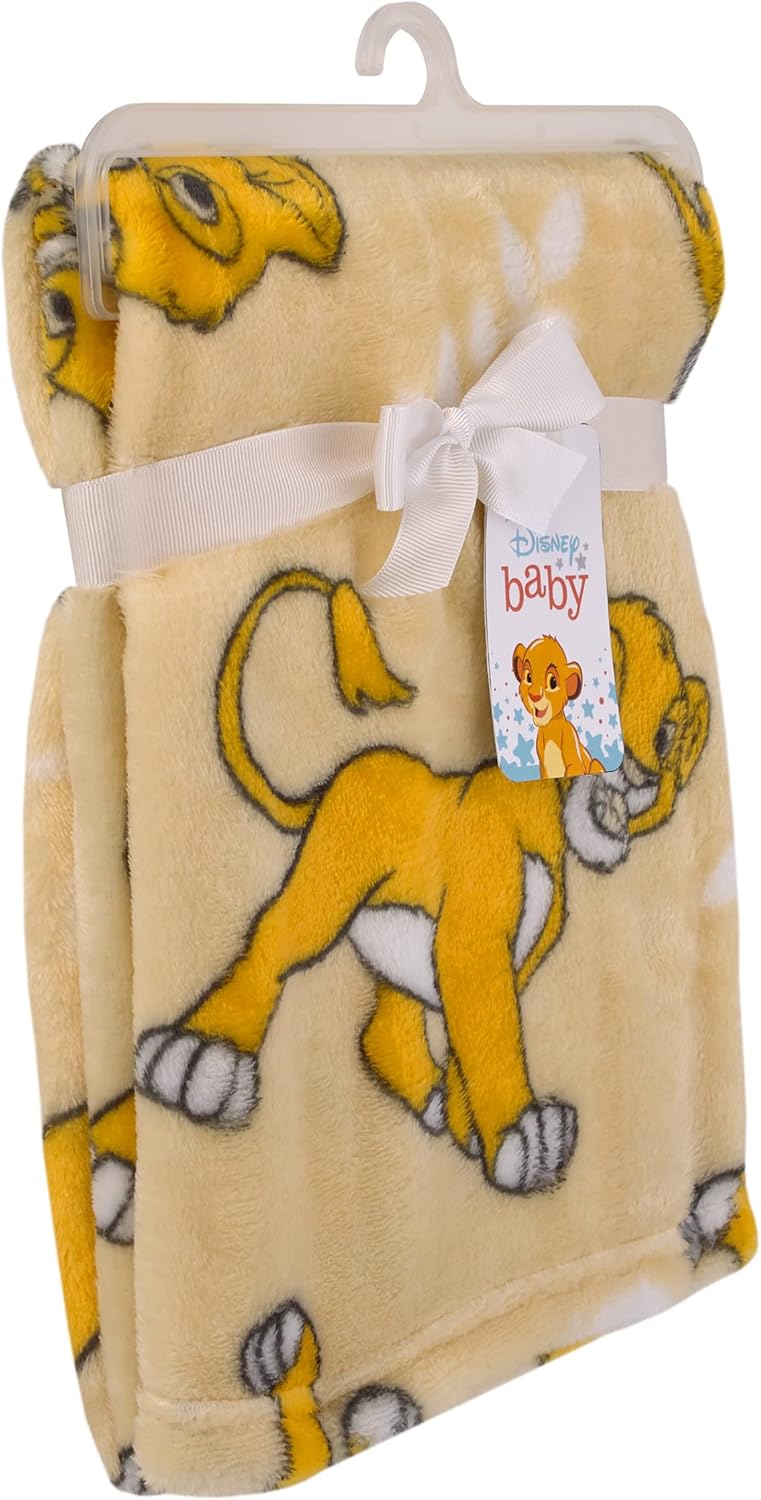 Disney Lion King Simba Plush Baby Blanket
