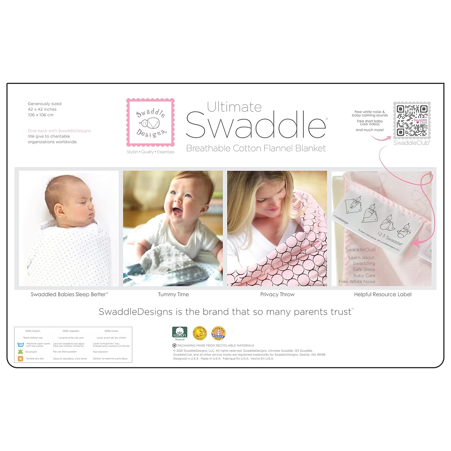 SwaddleDesigns Ultimate Winter Swaddle Blanket