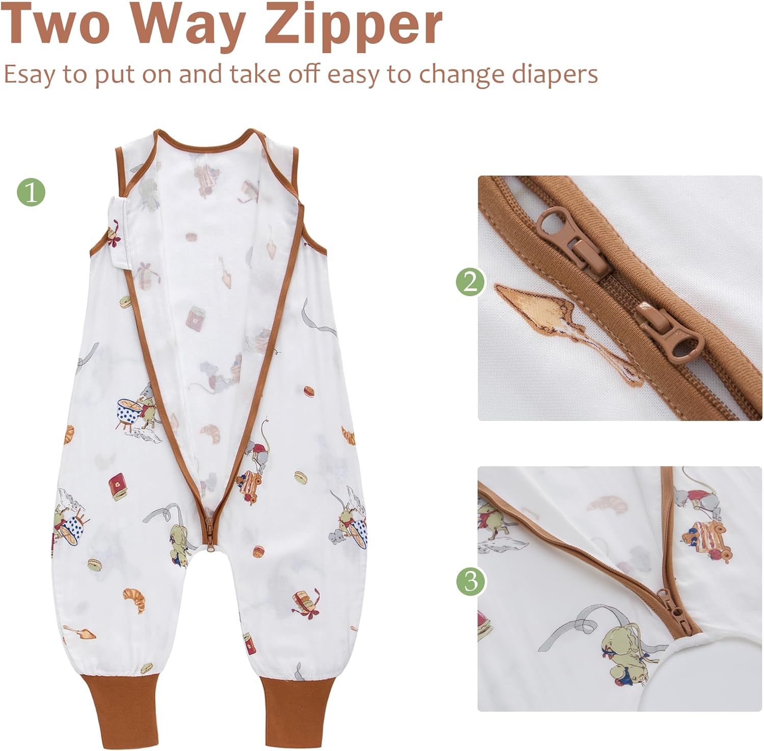 Miracle Baby Toddler Sleep Sack with Feet TOG 05 1