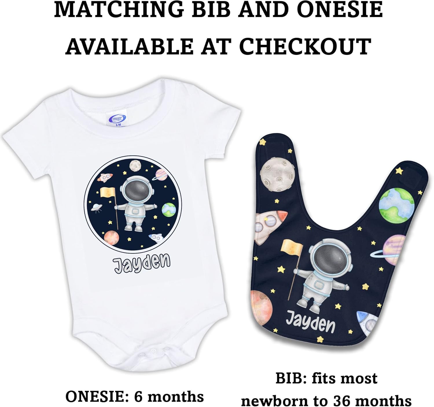 Arteaga Personalized Baby Blanket for Boys - Outer Space King Size