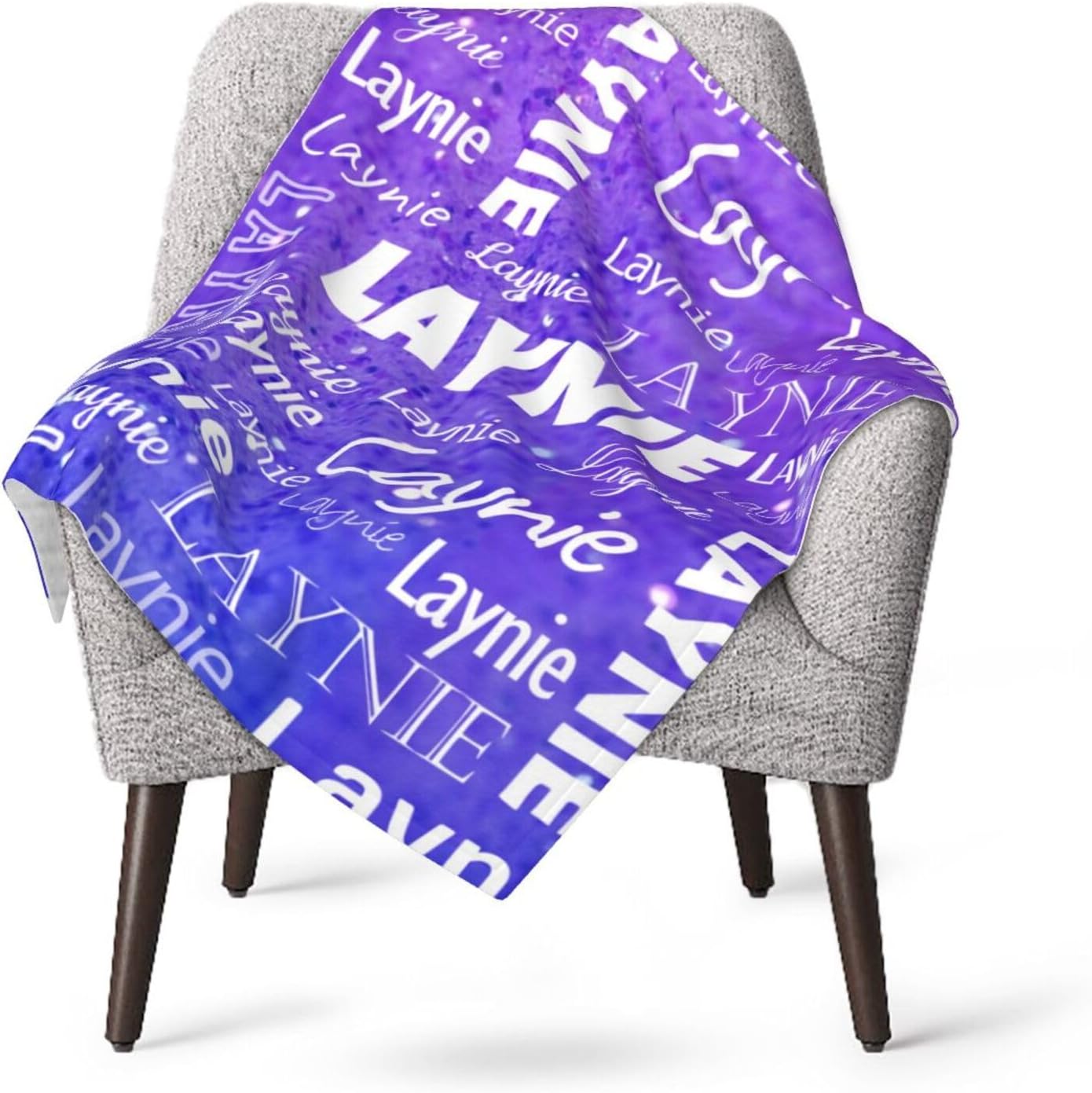 Personalized Baby Blanket With Name and Monogram