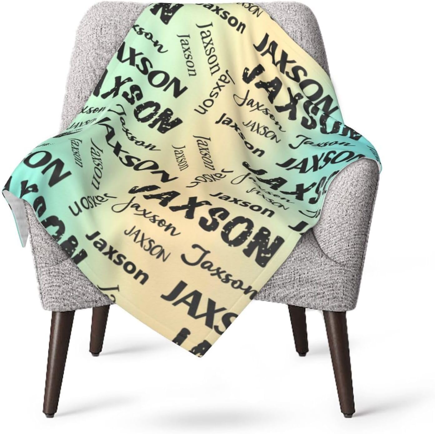 Personalized Baby Blanket With Name for Boy Girl