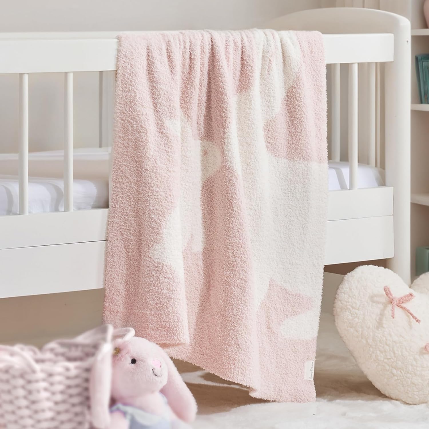 Soft Plush Baby Blanket with Animal Print 30x40 Inches 1