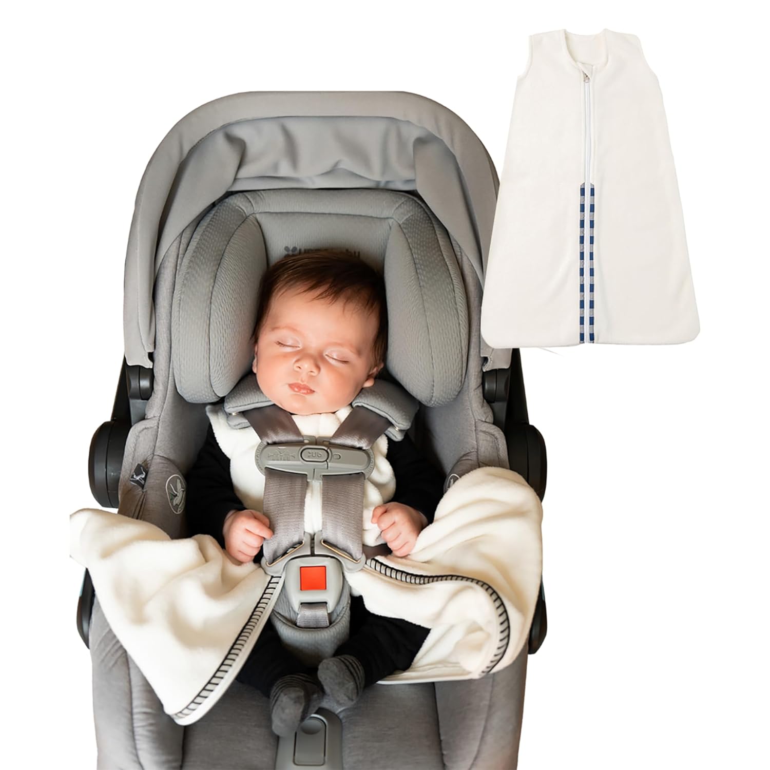 Buckle Me Baby Coats Wearable Blanket for Car Seat to Crib