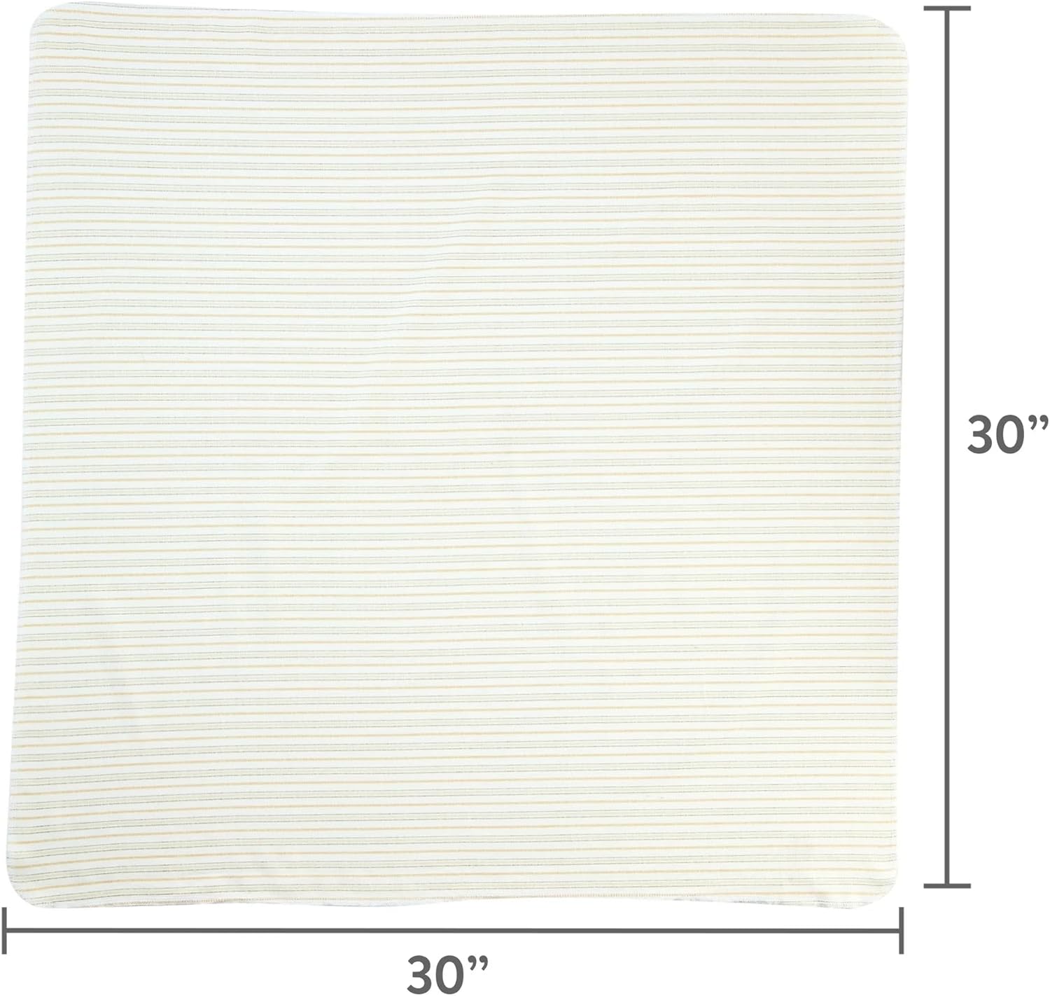 4 Piece Yellow Cotton Flannel Receiving Blankets for Baby