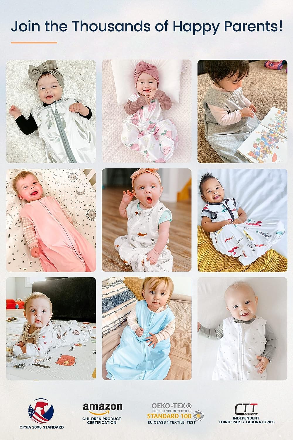 TotAha Toddler Sleep Sack 10 TOG Soft Quilted Wearable Blanket