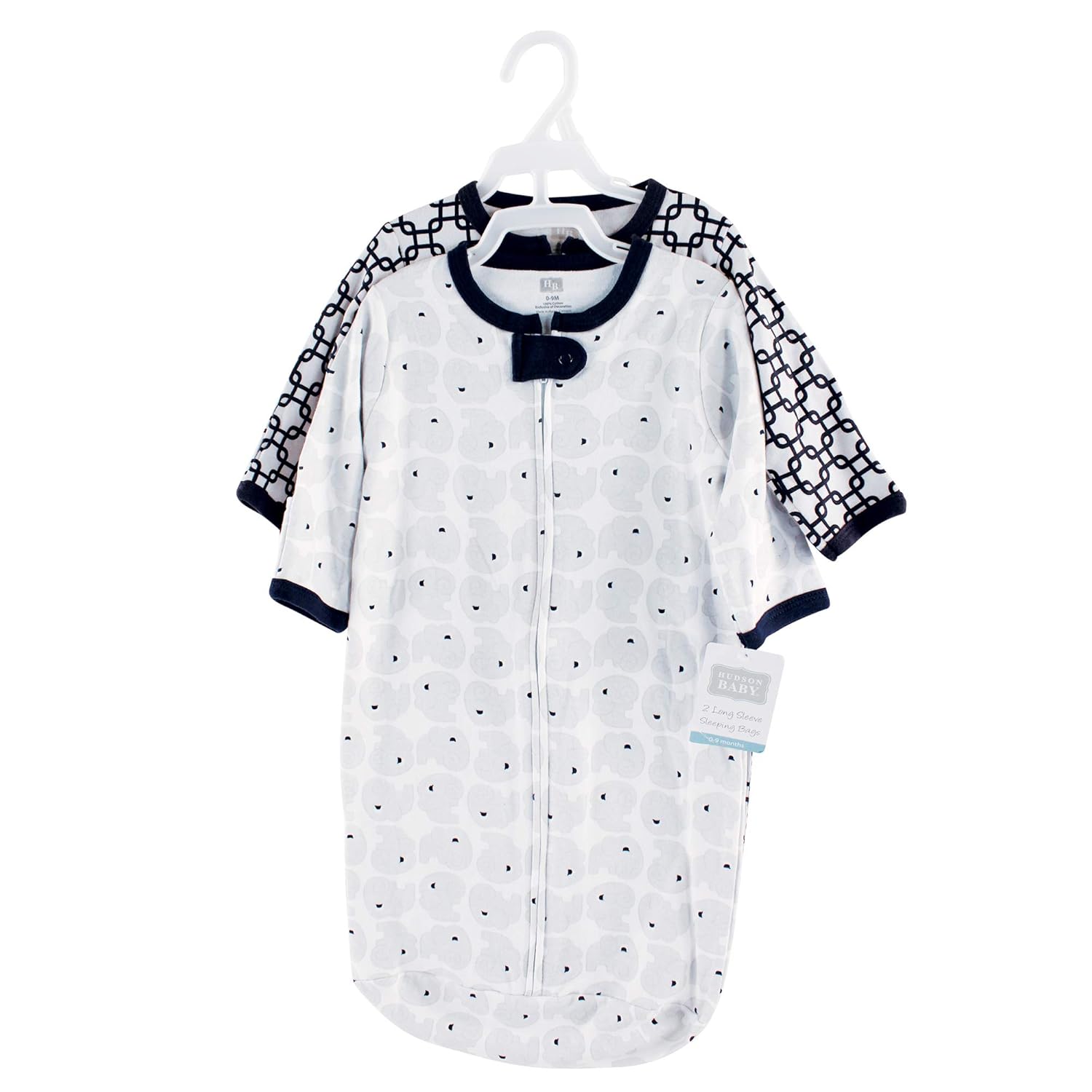 Hudson Baby Unisex Cotton Sleep Sack for 0-3 Months