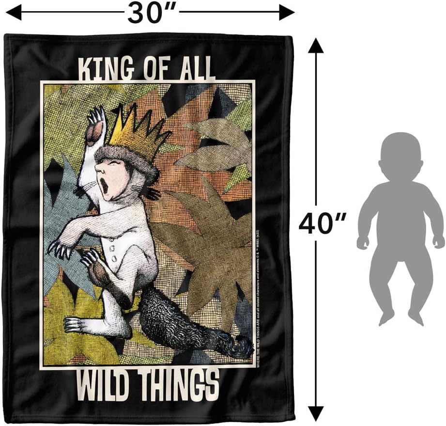 LOGOVISION Where The Wild Things Are Baby Blanket 30x40