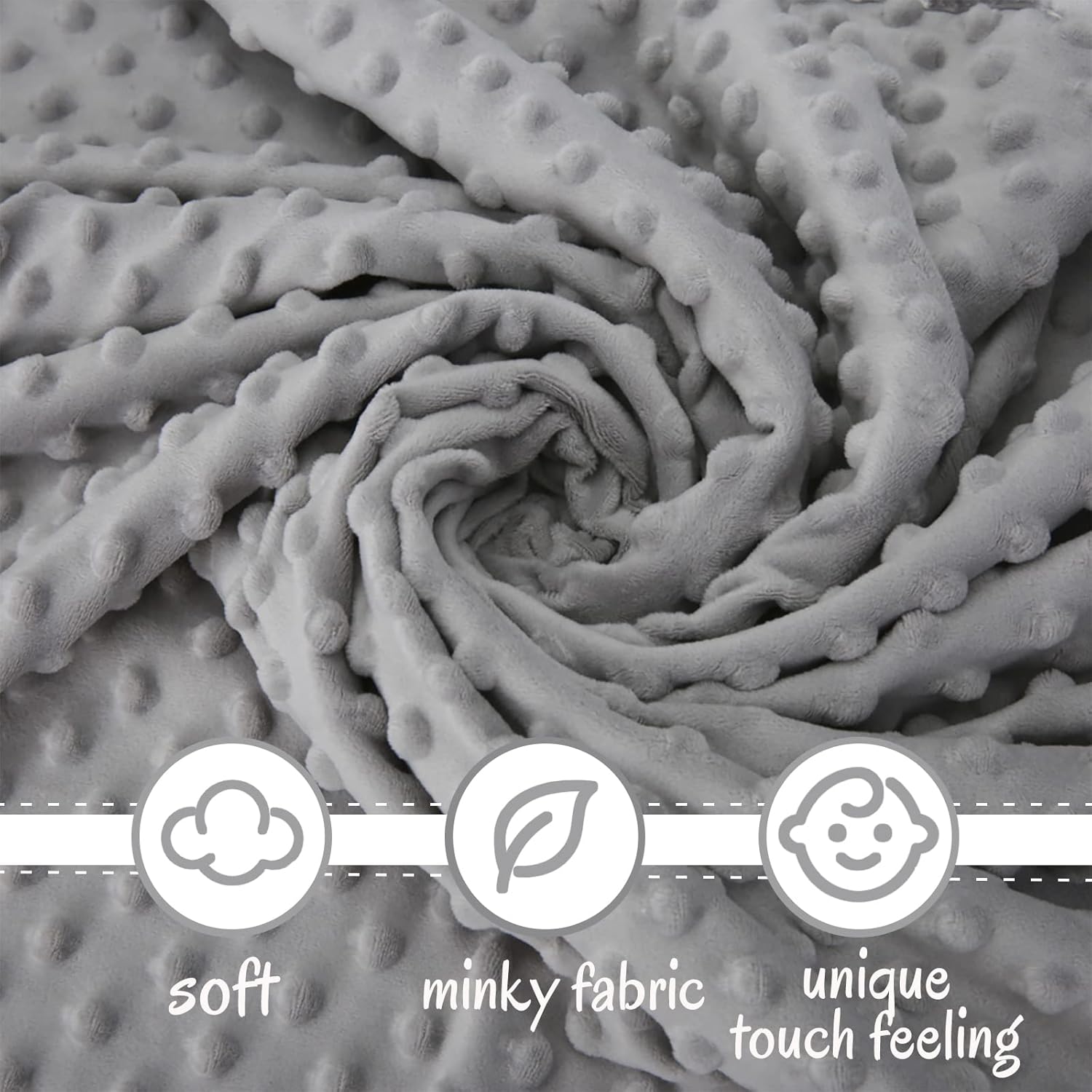 Pro Goleem Elephant Lovey Baby Blanket 16 Inch 1