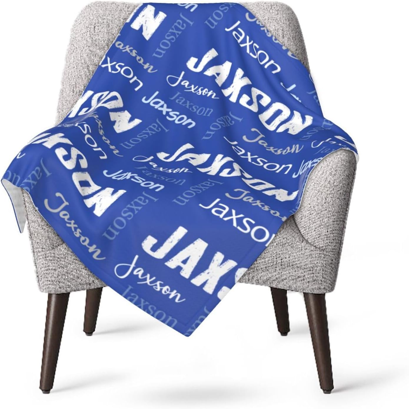 Personalized Baby Blanket with Name - Custom Monogrammed Design