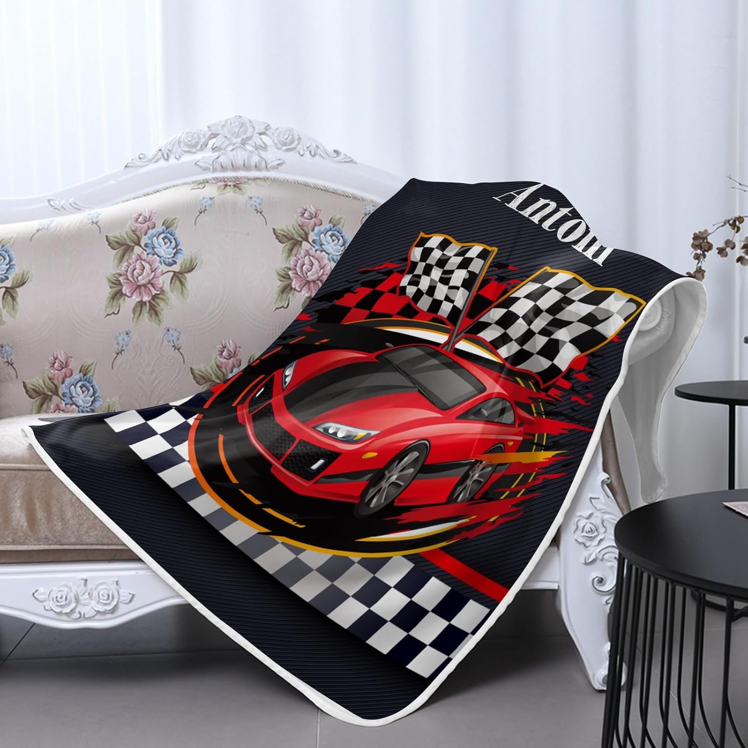 Deven Race Car Cooling Blanket for Kids