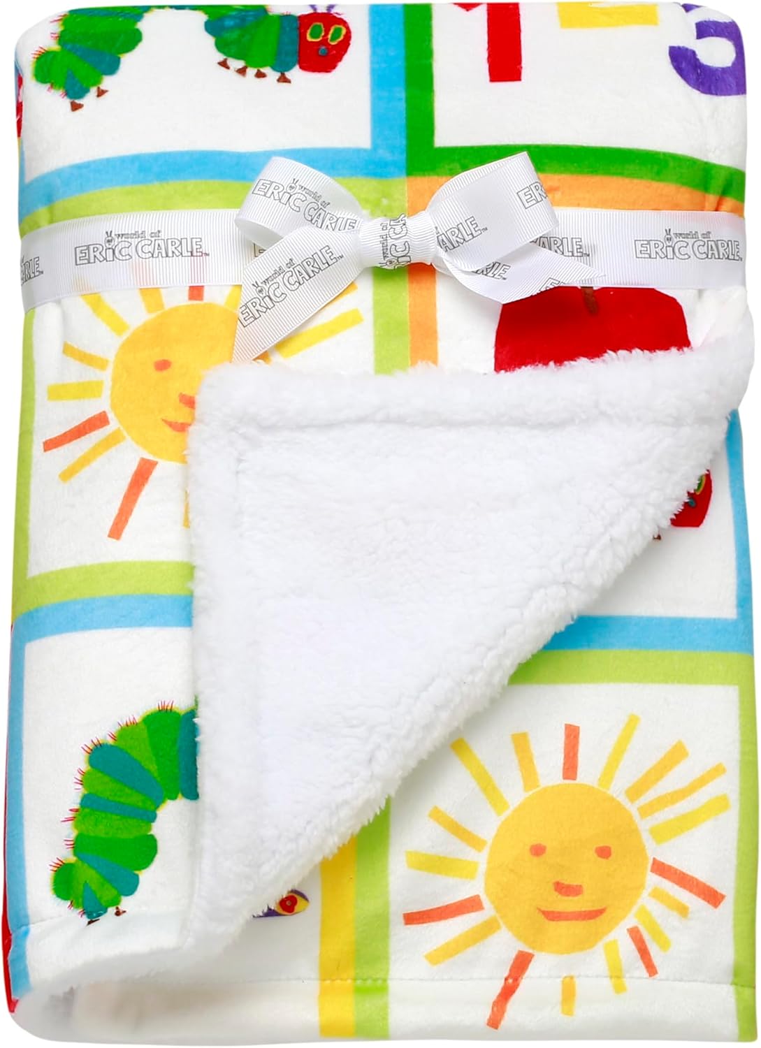 2 Ply Plush Baby Blanket with Reversible Print 1