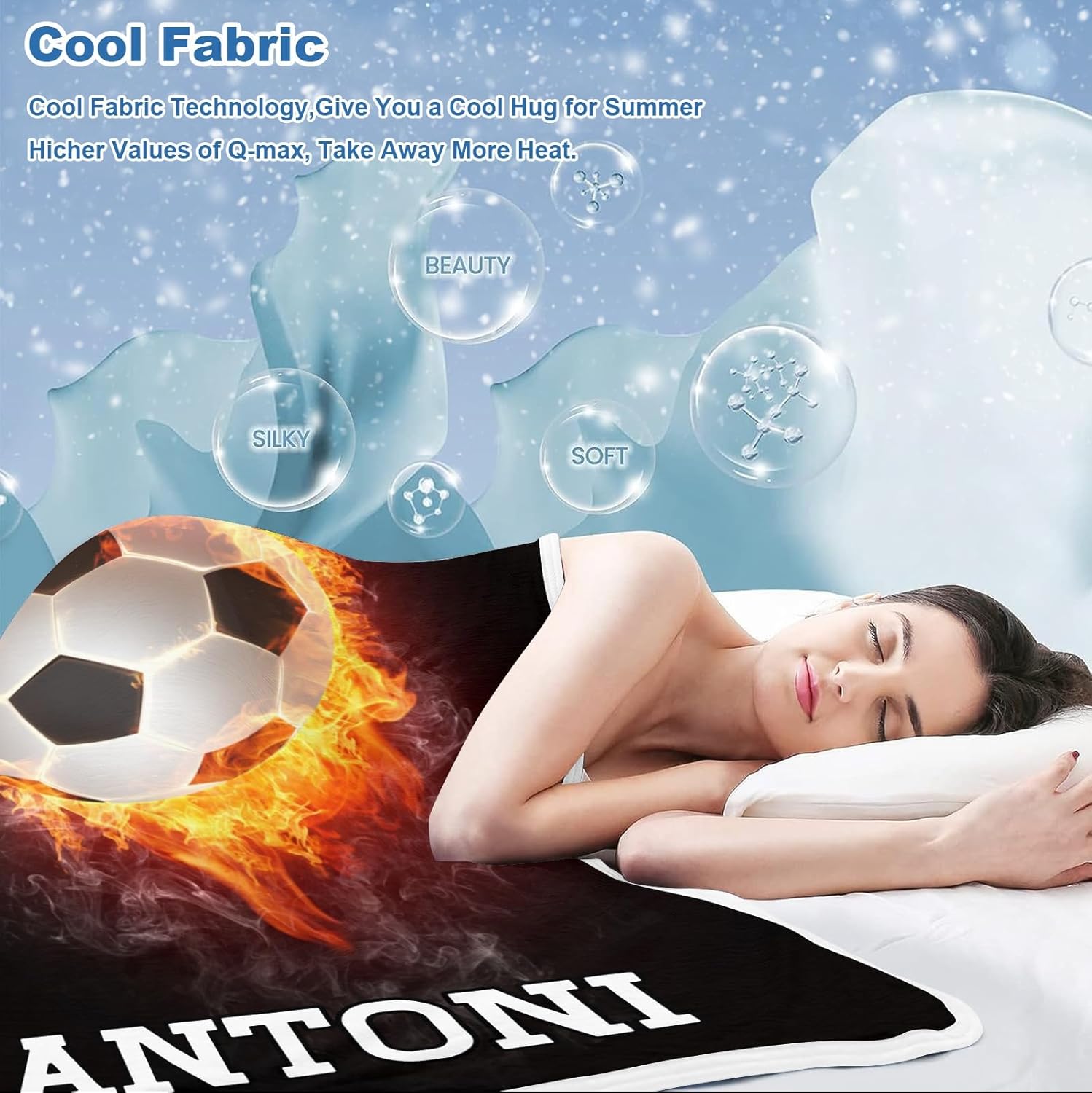 Deven Cool Ice Silk Blanket for Kids and Adults 30x40 Inch