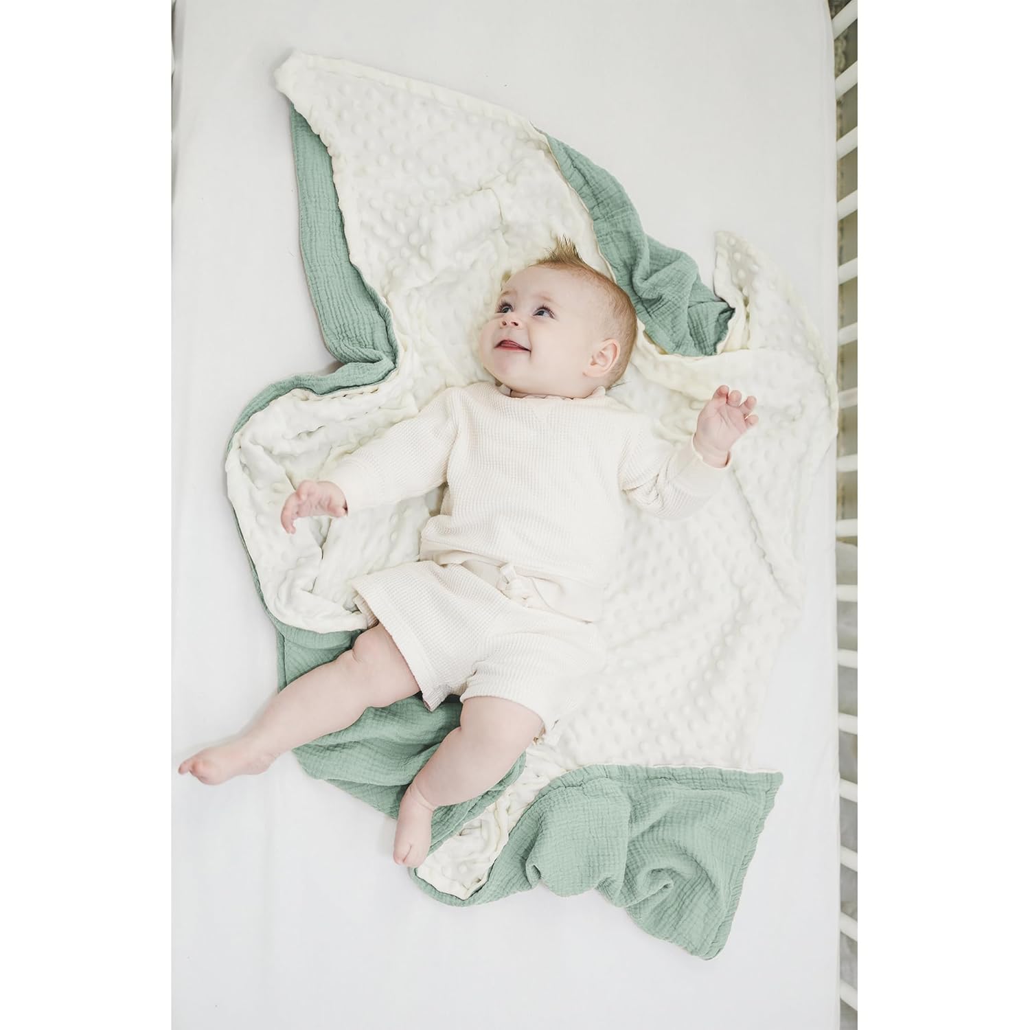 Konssy Baby Blankets for Unisex Boys Girls