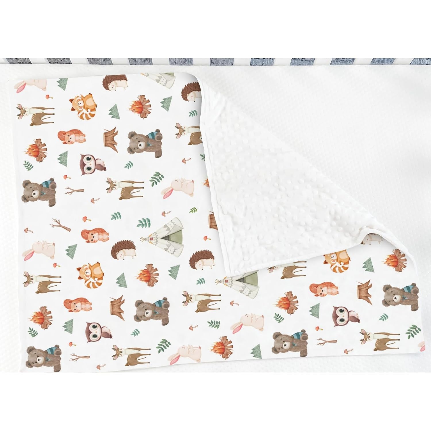 Ultra Soft Mink Dotted Baby Blanket for Baby Toddler and Pets