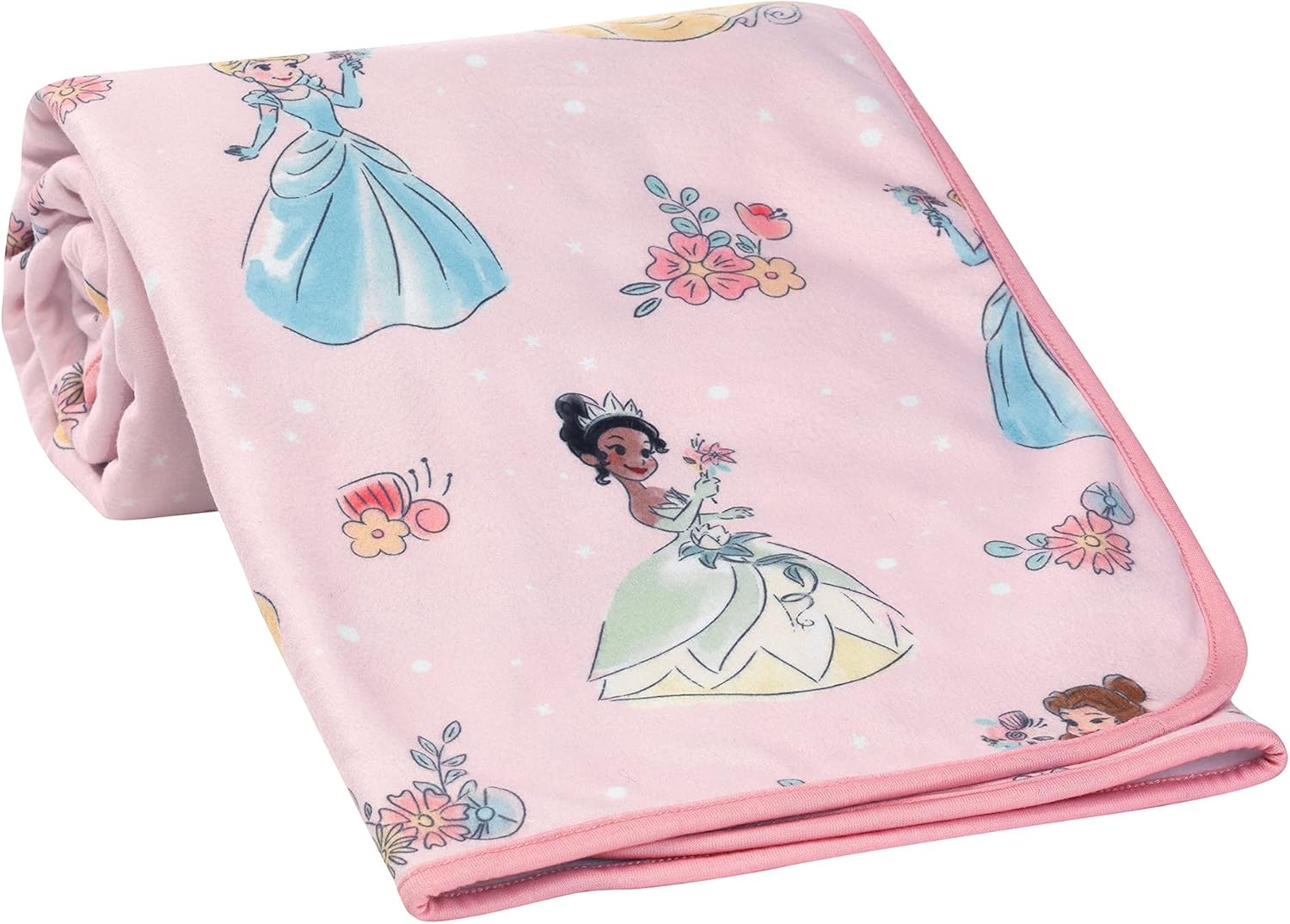Disney Princesses Baby Blanket - 30 X 40 Soft Cozy Fleece