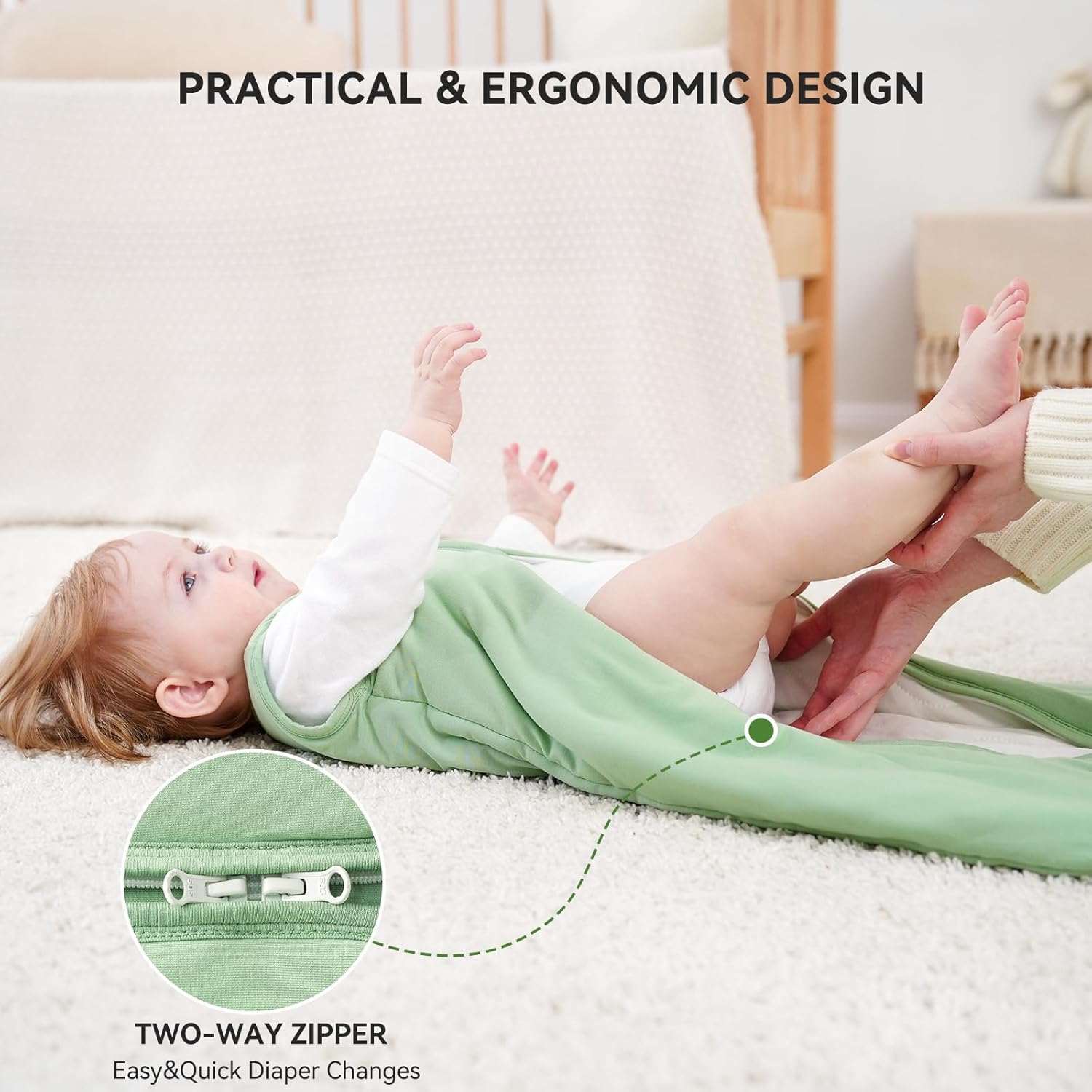 FILLEEP Bamboo Rayon Sleep Sack 18-24 Months 10 Tog