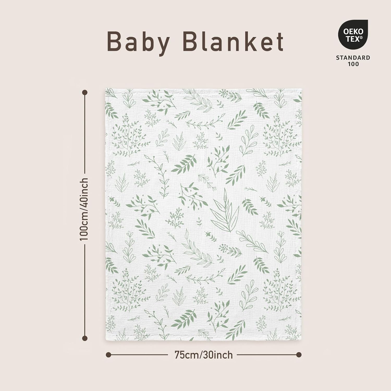 GLLQUEN BABY Double Layer Blankets for Newborns and Toddlers