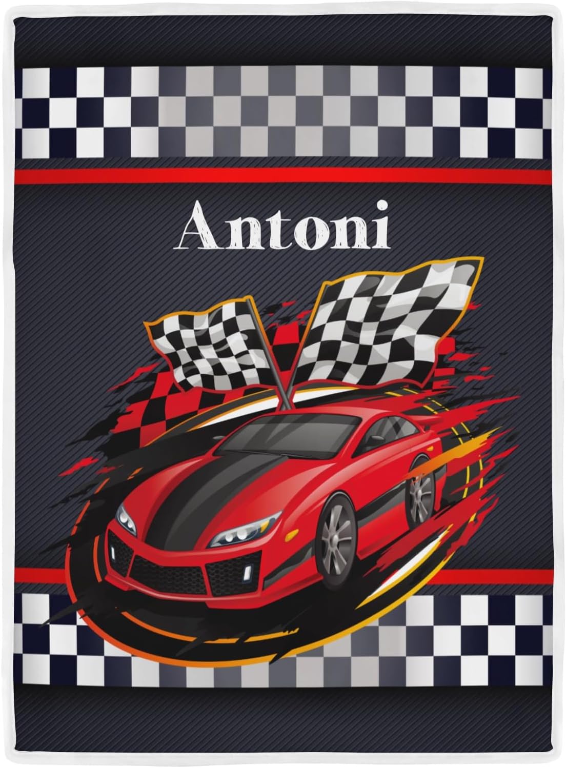 Deven Race Car Cooling Blanket for Kids