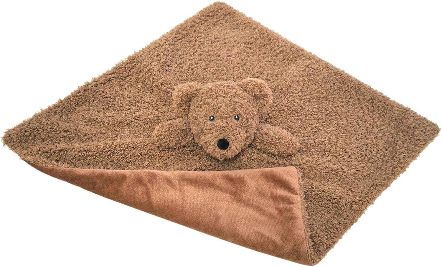 Doindute Baby Dark Brown Teddy Bear Security Blanket