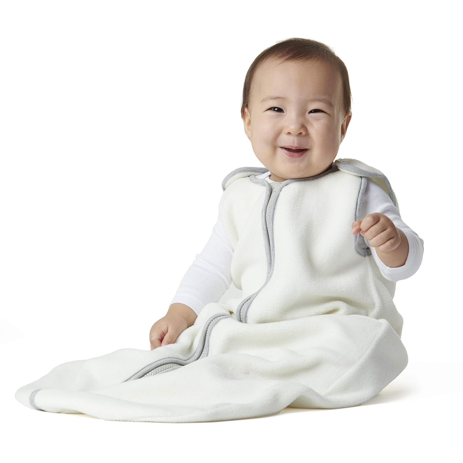 Baby Deedee Sleep Nest Fleece Sleeping Bag Ivory 6-18 Month